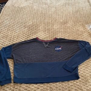 Fifth Sun Navy and Gray NASA Sweatshirt